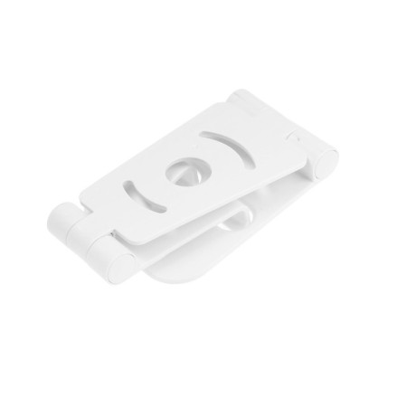 Luazon phone stand, adjustable height, silicone inserts, white-9