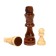 Wooden chess "Golden Classic" 30 x 30 cm, board game, King H-8 cm