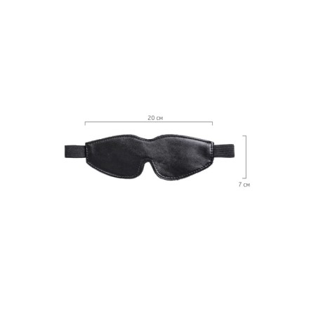 Anonymo mask, PU Skin, 26.5 cm, black color-3