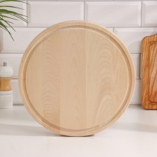 Board a cutting round with a groove, 30 x 2cm