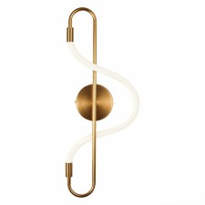 Wall lamp ST LUCE. SL6102.301.10. Sagrato. 1x10 W, LED, 4000K, 900 LM, 23x59 cm, brass color