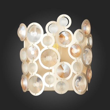 Sconces st. SL1172.201.01. Namio. 1x60 W, E14, 19x20 cm, golden color-5