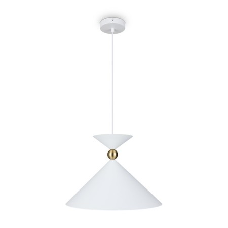 Suspended lamp Freya Fr5392PL-01W1 Moth, 350x350x1760 mm, E27, 1x60W, white color-4