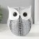 Souvenir Polystone "Filin - Points" White 13x15 cm