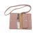 Passport cover, genuine leather, pink 14x10x0.5 cm