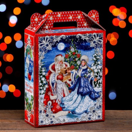 Gift box "on the rink" 16.8 x 7 x 25 cm