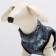 A jacket for dogs with a zipper "Primes", size S, blue (DS 27, Osh 26, OG 38 cm)