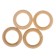 Wooden rings d = 40 mm (set 4 pcs) without coating