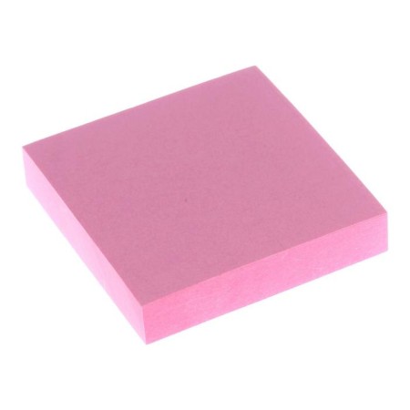Block with a sticky edge of 51 mm x 51 mm, 100 sheets, pastel, pink