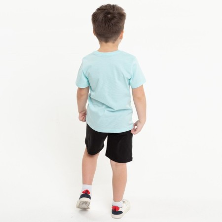 Children's shorts, black color, height 116-122 cm-3