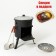 Set for pilaf: Kazan 10l, stove, noise 42cm, cook 47cm, frog 31cm, seasoning