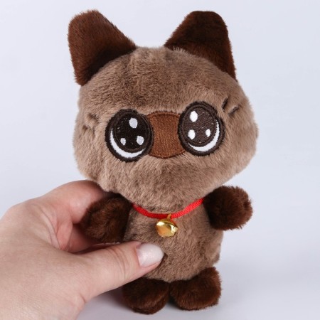 Soft toy "cat", 13 cm, color mix-4