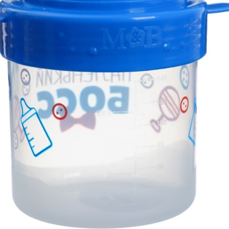 Children's player with solid nose "Little boss", 150 ml., With handles, blue color-6