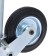 The support wheel of the trailer, automatic lock, Ø 42 mm, load up to 150 kg
