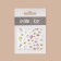 Nail stickers "on the field", voluminous, multi -colored
