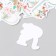 Stickers for creativity "Flower alphabet" embossing silver set 33 pcs 9x7x0.8 cm
