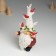 Souvenir Polystone "Dwarf in a hat with wood, with birds" 8.5x7.5x17 cm
