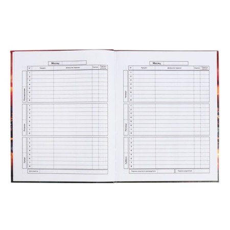 School diary for grades 1-11 Star evening, cover coated cardboard, glossy lamination, foil embossing, universal cheat sheet, 48 sheets, block 65g/m2-7