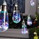 Garland “thread” 3 m with nozzles “lamp”, ip20, transparent thread, 80 LED, glow of multi, 8 modes, 220 V