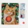 Diamond mosaic for the New Year with partial filling "Red cat", 20 x 25 cm, New Year's set for creativity