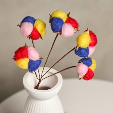 Dry Sudzet "Cotton" D-5 cm, 30 cm, mix