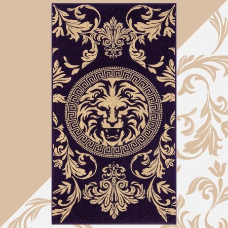 Tmachry Ethel Leo towel Violet, 67x130 cm, 100% cotton, 420g/m2