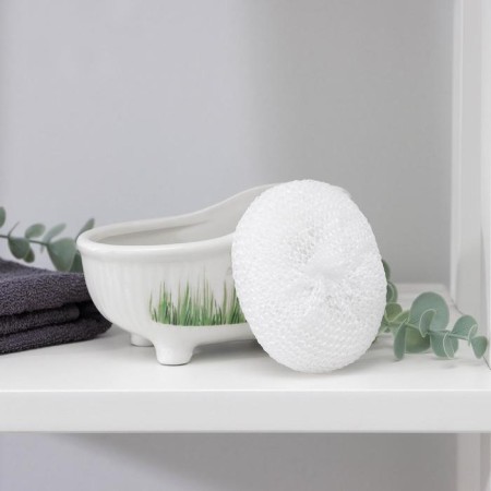 Stand with a sponge of the share "grass", 250 ml, bath-3