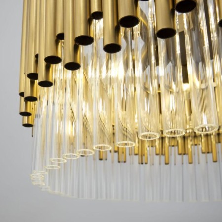 Suspension lamp Maytoni Mod135PL-06BS, 6HE27, 60W, 50x50x178 cm, brass color-1