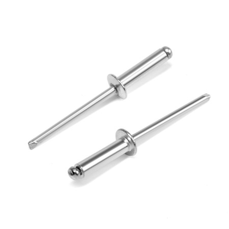 Rolls exhaust tundra krep, aluminum-old, 4 x 16 mm, in the package 500 pcs.