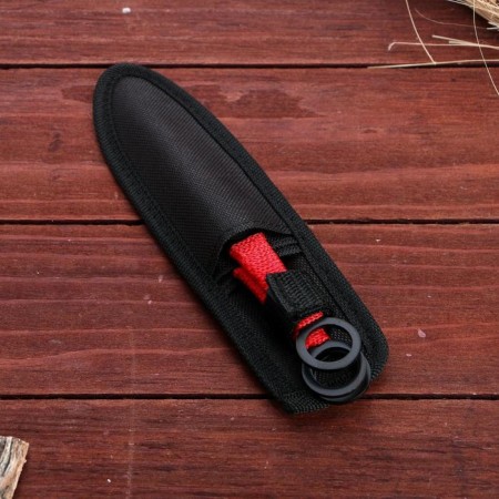 Set of throwing knives "darts -1" steel - 420, handle - winding cord, 3 pcs, 17 cm-4