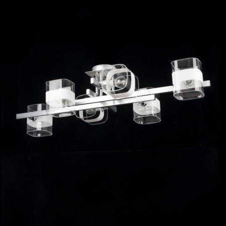 Ceiling Citilux “Virta” CL139260, 86x40x18.5 cm, 6x60W, E14, Gray color-23