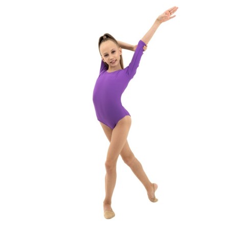 A swimsuit for gymnastics and dancing Grace Dance, p. 28, purple color-2
