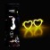 Neon wand "Queen of Parties", glasses, 1pc.