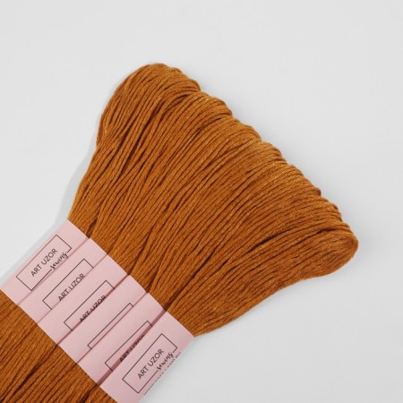 A set of thread muline No. 909, 8 ± 1 m, 6 pcs, the color is light brown-2