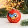 Christmas ball D-8 cm "yellow-breed"