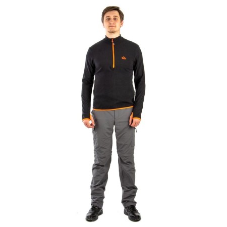Payer Sweatshirt "Tahoe", fleece 150g, dark blue with orange, rr 40-42 Height 170-176-2
