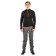 Payer Sweatshirt "Tahoe", fleece 150g, dark blue with orange, rr 40-42 Height 170-176