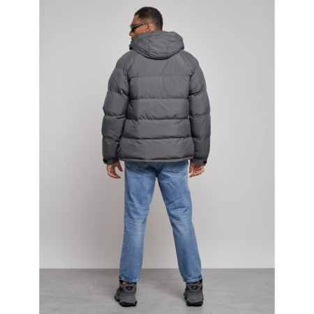 Sports Bologna male winter, size 48, gray color-3
