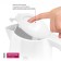 Electric kettle "Castle EK-1701M", plastic, 1.7 l, 1850 watts, white