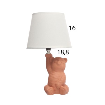 Table lamp "Misha" 1x40W E14 orange 19.5x19.5x36cm-7