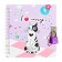 Gift notebook, 45 sheets, line, on the castle, on the crest, cat (13x13.5cm)