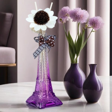 Set of gift "Paris" (diffuser and candles) violet, "wealth of aroma"-1