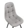 Lucas chair black matte (Nella 060 wet asphalt)