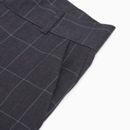Women's pants in the Minaku cage: classic color gray, pr 48-8