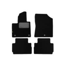 Standard salon rugs for Hyundai Santa Fe 2021-, crossover, 5 places, 4 pcs., Textile
