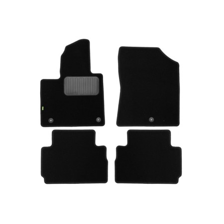 Standard salon rugs for Hyundai Santa Fe 2021-, crossover, 5 places, 4 pcs., Textile