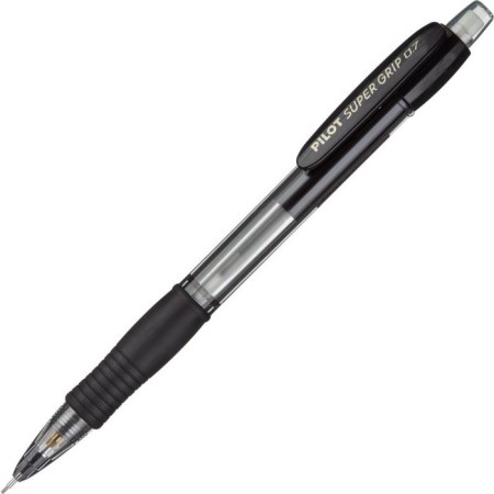 Mechanical pencil Pilot 0.7 mm Super grip rubber emphasis, black-2