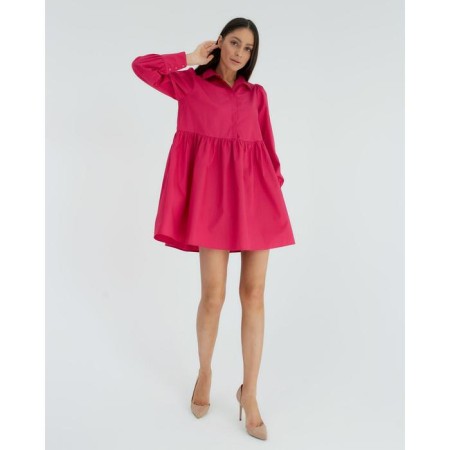 Dress summer female mist size 42, pink-1
