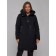 Coat insulated winter female, size 48, black color