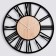 Wall clock, series: loft, "lafhi", smooth move, d-60 cm